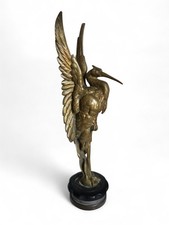 Bronze animalier Héron monté
