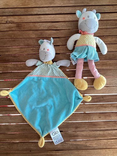 Lot doudou plat ane cheval - lot,