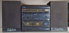 ⚜️Tourne Disque Vintage  SABA RADIO K7 Vynile Fonctionnel 2 Enceintes ⚜️ 