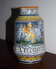 Ancien albarello pot a - ancien, (pot