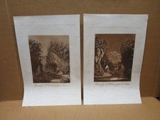 Pélerinege de SAINTE VERENE près SOLEURE (Suisse) ensemble de 2 gravures