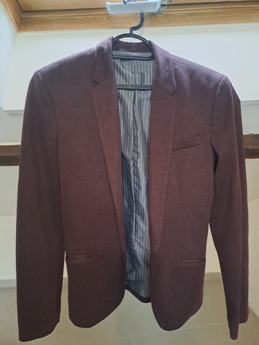Veste blazer bordeaux homme