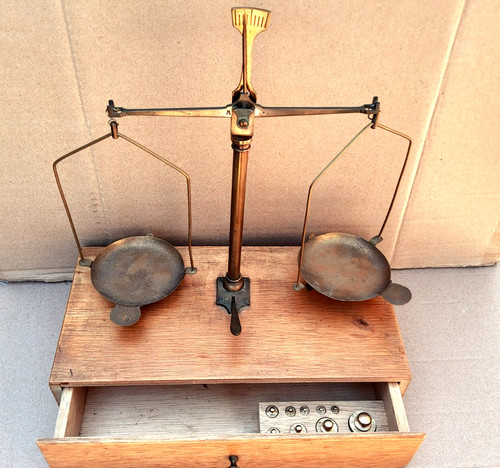 Ancienne balance pharmacie - ancienne,