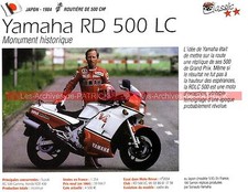 YAMAHA RD 500 LC ( RDLC ) Kenny ROBERTS 1984 Fiche Moto 000258
