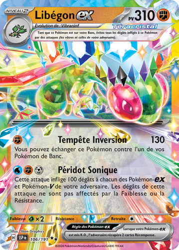 Carte pokémon libégon - carte,