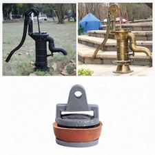 Pompe à main en cuir avec