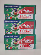 Lessive ARIEL + ULTRA DETACHANT lot de 3 boites de 30 capsules soit 90 Pods  