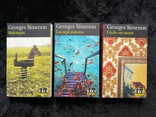 ¤ Lot 3 romans policiers - MAIGRET - Georges SIMENON - Folio