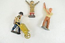 3 ANCIENNES FIGURINES PLOMB