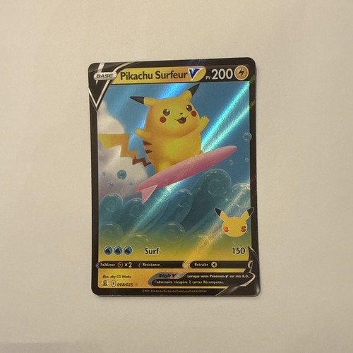 Pikachu surfeur 008 025 - pikachu, v