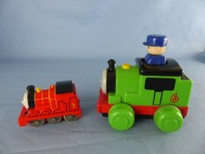  Ancien train LOCO lot de 2 locomotives TOMY train Thomas push N Go à friction I