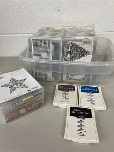 énorme lot stampin - stampin, dessus