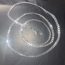 Belle chaîne argent 925 Bijoux 55cm Homme Femme Enfant , Neuve , Jamais Portée