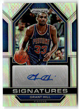 2022-23 Prizm Panini NBA N° SIG-GHL Grant Hill Auto Signatures Prizm Argent