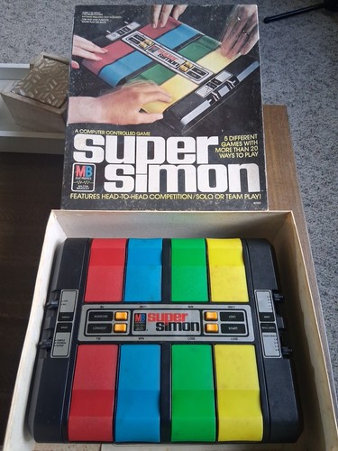Super simon toy game box - simon, in