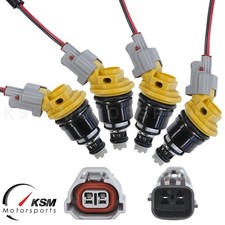 4 X 550cc Carburant Injecteurs Adapté Nissan Nismo Silvia 200sx S13 S14 S15