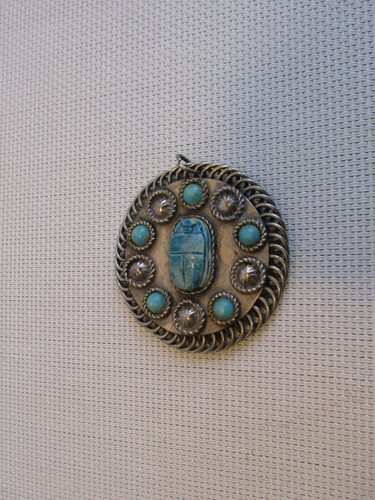 Pendentif scarabée plaqué - pendentif,