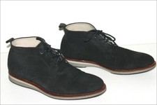 BULL BOXER Boots à Lacets Textile Noir Doublées Cuir T 8 UK / 42 TTBE