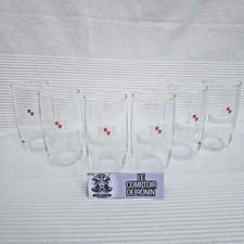 Lot de 6 Anciens verres à bière "KRONENBOURG"  Made In France Vintage 1970 - BAR