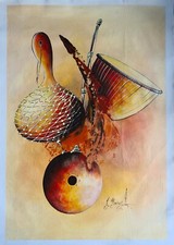Peinture Africaine sur toile