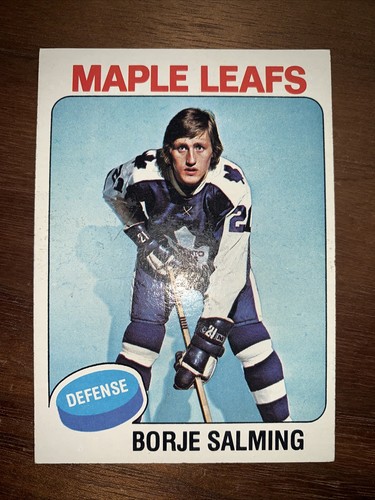 1975 topps borje salming - 1975-76,