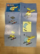 Lego vintage instructions 6554 (6) Blaze Brigade, hélicoptère only 