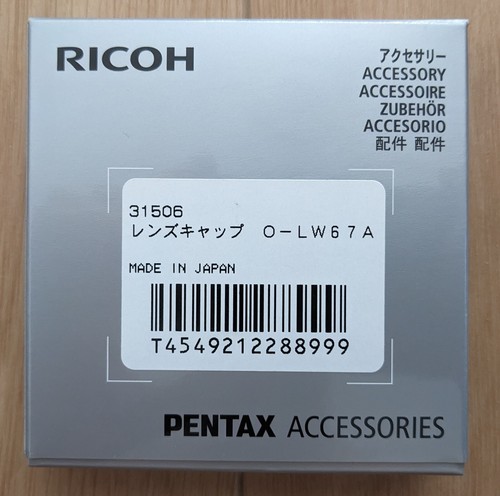 Bouchon objectif ricoh - bouchon, d'objectif