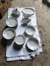 Thomas Porzellan  Porcelaine Bavaria Service Complet  Décor De Fleurs  42 Pièces