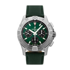 Breitling Avenger B01 Chronographe Acier Auto Bracelet Vert 42Mm AB0146101L1X1
