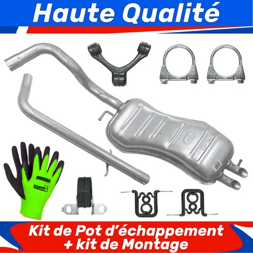 Kit pot échappement pour - d'échappement,