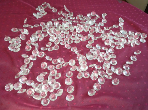 Lot pampilles lustre en - de,