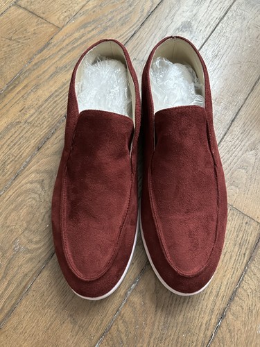 Mocassins bordeaux effet