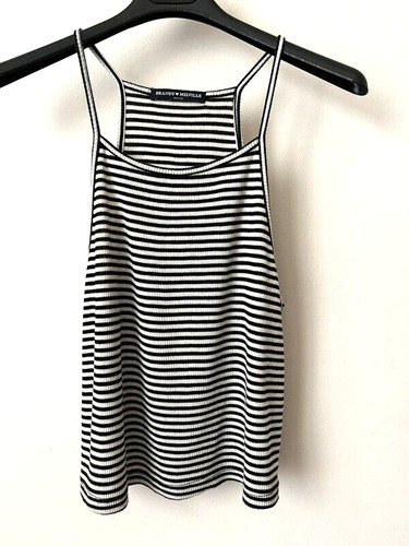 Top rayé noir blanc - rayé,
