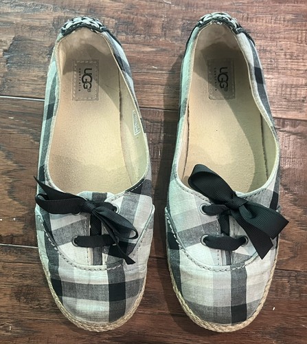 Ugg black white - black, plaid