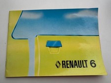 RENAULT 6 R6  Notice