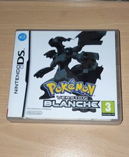 Pokemon Version Blanche DS Version FR 100% complet  code VIP non utilisé NM MINT