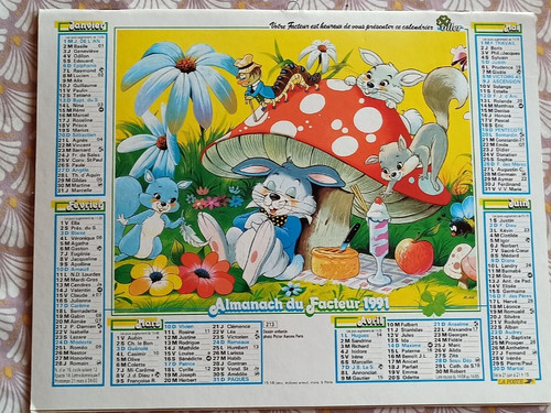 Lapin malin alan calendrier - lapin,