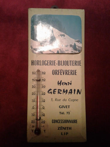 Thermomètre pub zenith lip - zenith,