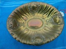 Ancienne corbeille à pain ou à fruits  en laiton style  Coupe Christofle