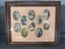 Ancien cadre bois vintage et