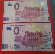 Billet 0 zero Euro  Château