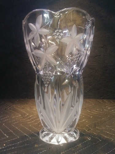 Glass vase with - vase,