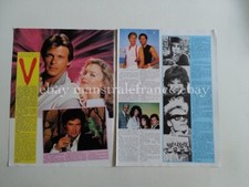 Marc Singer V Hasselhoff Knight Rider Miami Vice Dynasty clippings Sweden 1980s