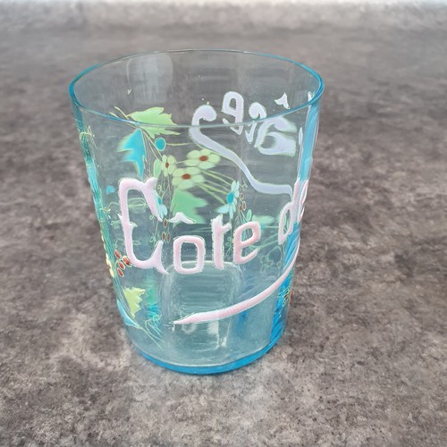 Ancien verre émaillé legras - ancien,