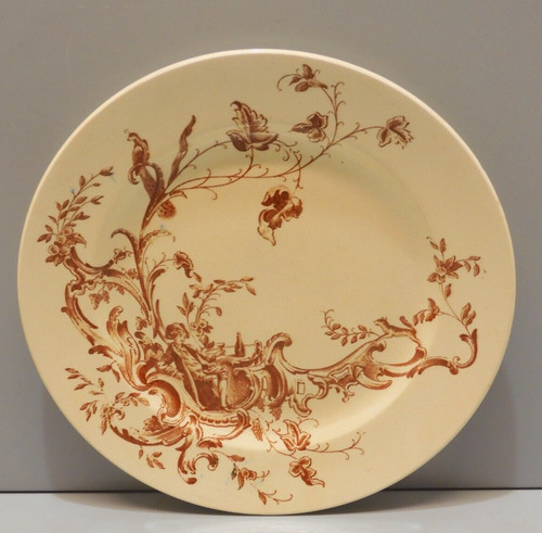 Ancienne assiette plate jules - -ancienne,