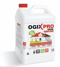 Javel tous travaux spécial chantier nettoyant surface 9.6° 5L OGIX PRO