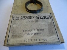 HORLOGERIE UN RESSORT REVEIL