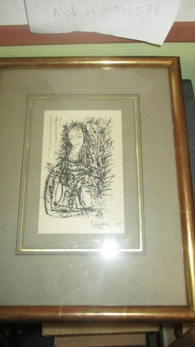 Carzou lithographie jeune - carzou,lithographie,