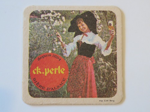 Bière dessous verre - verre, ~