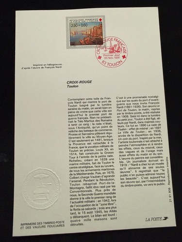 Encart philatélique 1er jour - philatélique,
